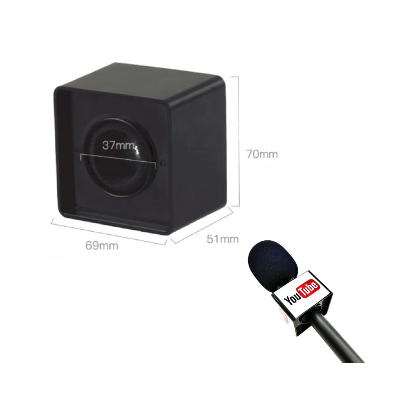Microphone handheld adapter Mic Handle Adopter Interview go mic adapter Sponge for DJI MIC/Boya/Rode/SYNCO/godox wireless microphone