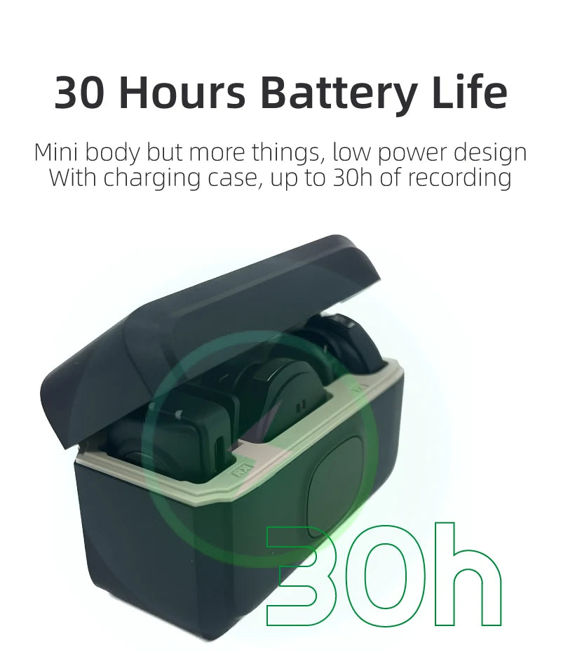 NUNAVO wireless microphone mic for Insta360 ACE PRO2 ace pro mic audio no need mic adapter action camera Accessory hifi noise reduction