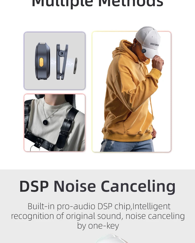 wireless microphone mic for Insta360 X3 one x2 mic audio no need mic adapter action camera Accessory hifi sound noise reduction