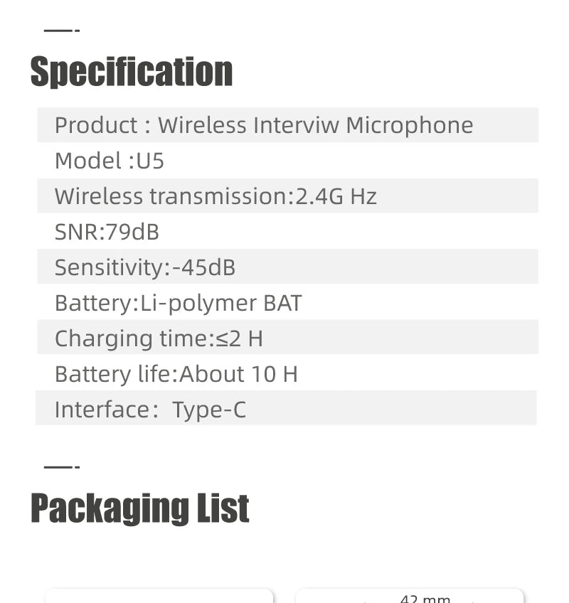 NUNAVO Interview wireless microphone professional microfeono Mic Handle broadcast microphone handheld for iphone smart phone