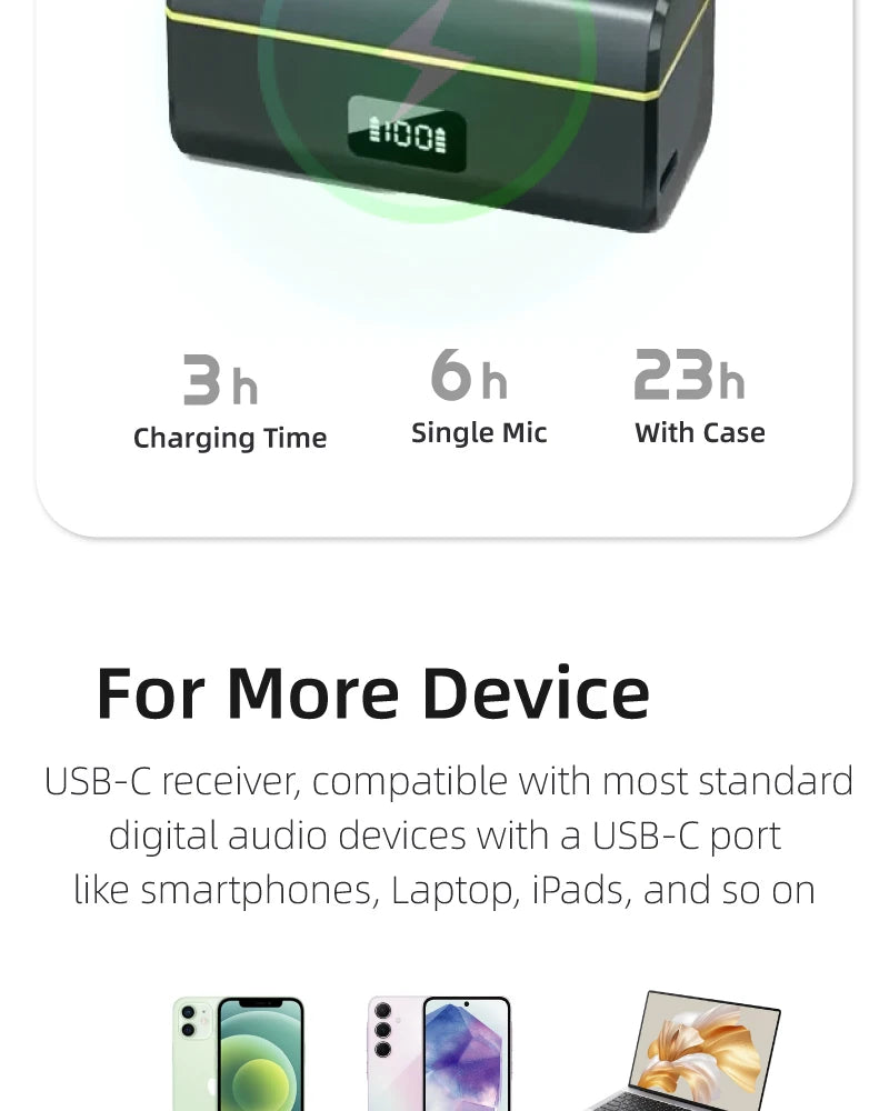 wireless microphone mic for insta360 x5 for insta360 go ultra 360 action camera mic audio no need mic adapter camera Accessory