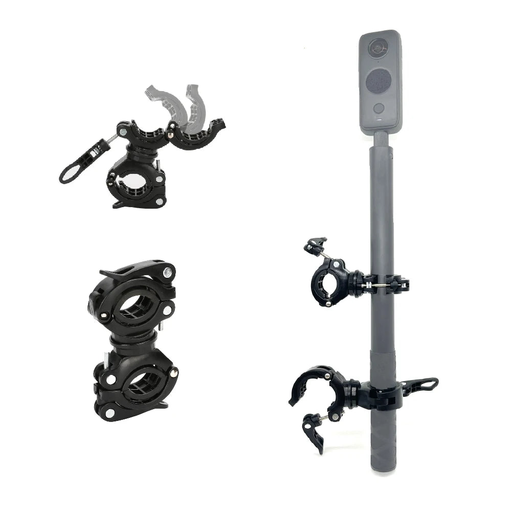 Motorcycle Invisible Selfie Stick Bicycle Monopod Handlebar Bracket for Insta360 One X3 X2 GoPro 11 10 Action Camera Accessory