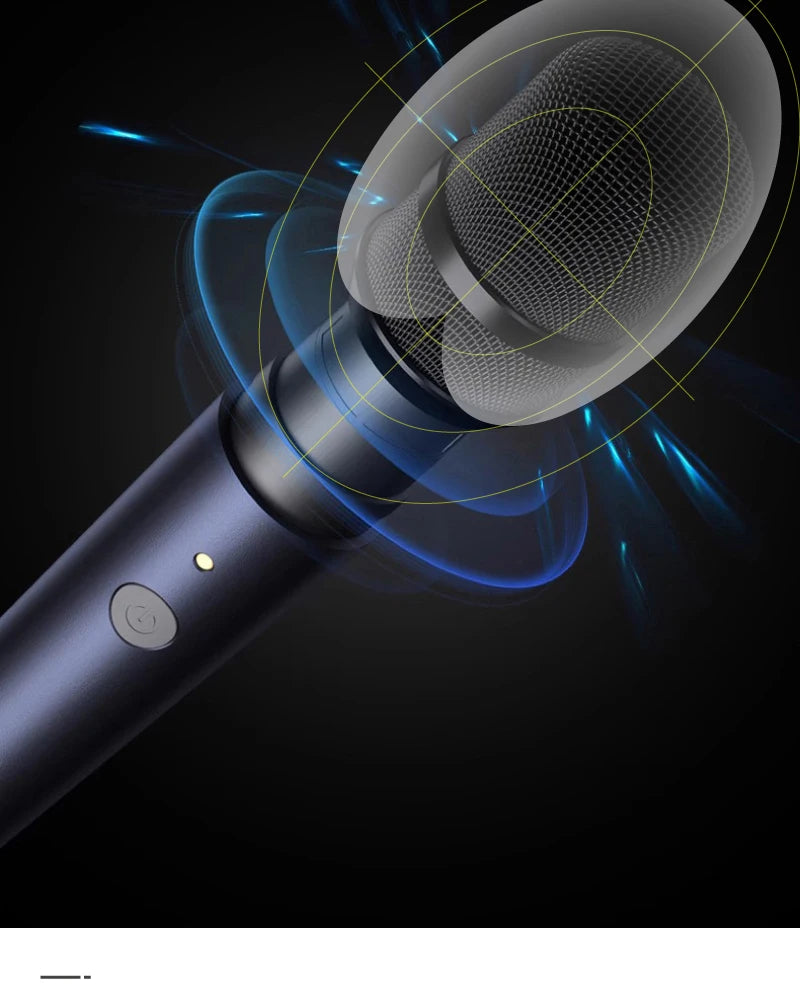 NUNAVO wireless microphone Interview professional microfeono Mic Handle broadcast microphone handheld for iphone smart phone