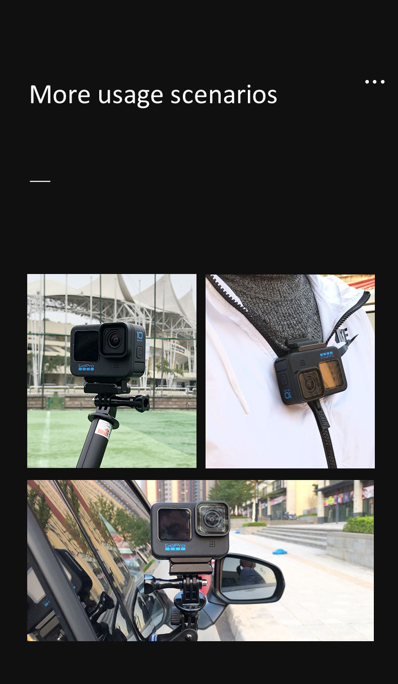 Magnetic Action Camera Mount Base adapter Buckle for GoPro 10 9 8 Gopro Max Quick Release Bracket sport Camera Accessories
