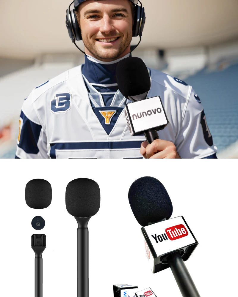 NUNAVO wireless microphone mic for Insta360 ACE PRO2 ace pro mic audio no need mic adapter action camera Accessory hifi noise reduction