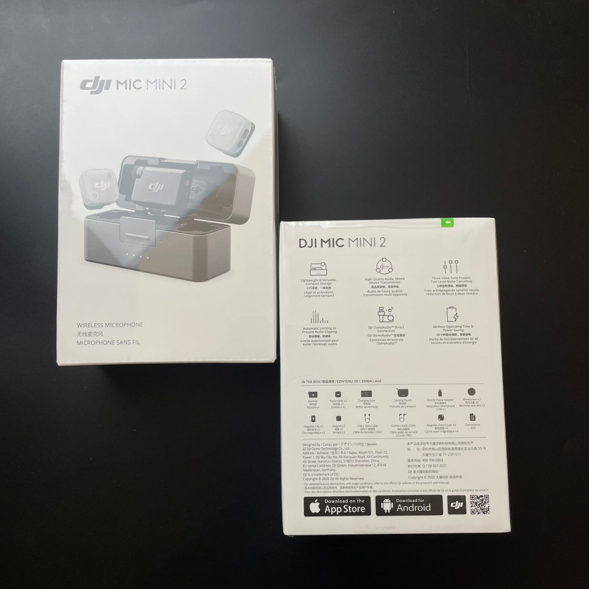 DJI Mic Mini 2 (2 TX + 1 RX + Charging Case)