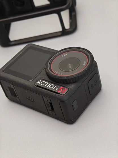 DJI Action 5 Pro Action Camera | Mint Condition, Unrepaired, With Cage & 1 Battery (No Extra Accessories)
