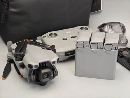 DJI Mini 5 Pro plus battery fly more combo (RC-N3 Remote + 4G Module) | Activated but 0 circles, 3pcs 0-Cycle Long-Life Batteries, Top-Tier Configuration