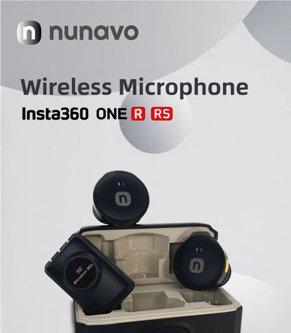 wireless microphone mic for Insta360 One R one RS action camera mic audio no need mic adapter sport camera Accessory hifi sound