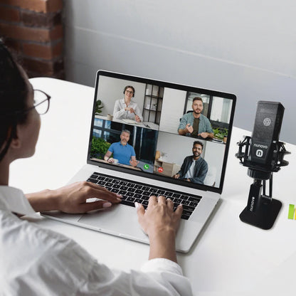 NUNAVO Gaming USB Microphone tabletop pc Desktop Condenser Podcast Microfono Record live Streaming Microphones shock mount Stand holder