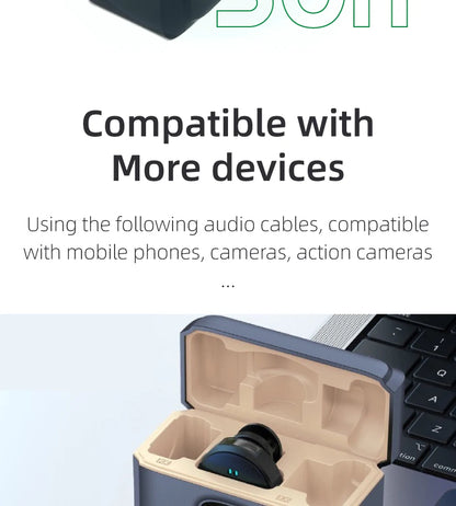 wireless microphone mic for Insta360 One R one RS action camera mic audio no need mic adapter sport camera Accessory hifi sound