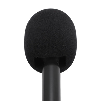 Handheld Wireless Interview Microphone Adapter with Windshield Foam for Rode Wireless GO II for DJI Mic 1 2