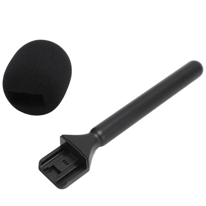 Handheld Wireless Interview Microphone Adapter with Windshield Foam for Rode Wireless GO II for DJI Mic 1 2